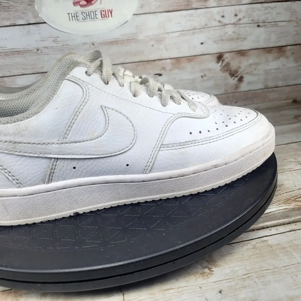 Nike Trainers Women's Size 6 White Swoosh Logo Court Vision Low Walking Running